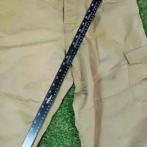 Prana Mens Size L Tan Passage Crop Outdoor Climb Hike Performance - Picture 7 of 9